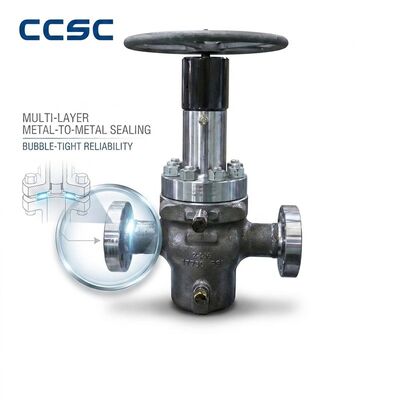 Valve de porte en acier forgé A105 1,5 pouce 800LB zéro émission service chimique toxique