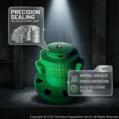 Valve de contrôle haute pression de type flapper API 6A 15000psi Corps forgé Conception d'accès interne pour le forage