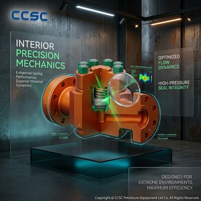 Valve de contrôle haute pression de type flapper API 6A 15000psi Corps forgé Conception d'accès interne pour le forage