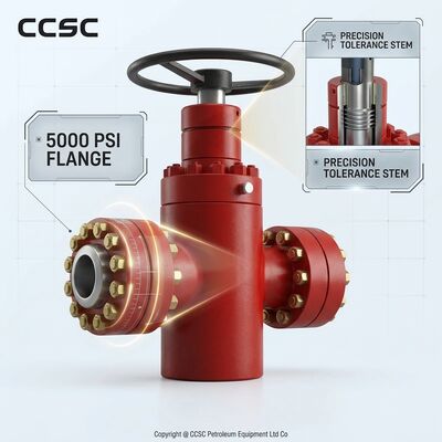 Vanne à soupape à étanchéité API 6A à commande hydraulique, acier forgé FLS passage intégral 10000 psi contrôle de tête de puits à distance