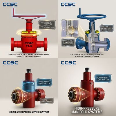 Vanne à soupape à étanchéité API 6A à commande hydraulique, acier forgé FLS passage intégral 10000 psi contrôle de tête de puits à distance